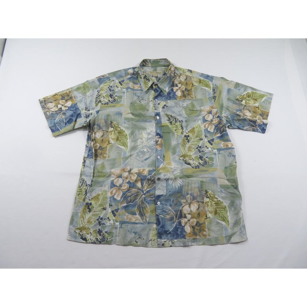Tori Richard Shirt, Hawaiian Floral, Button Down Sz XL Vintage